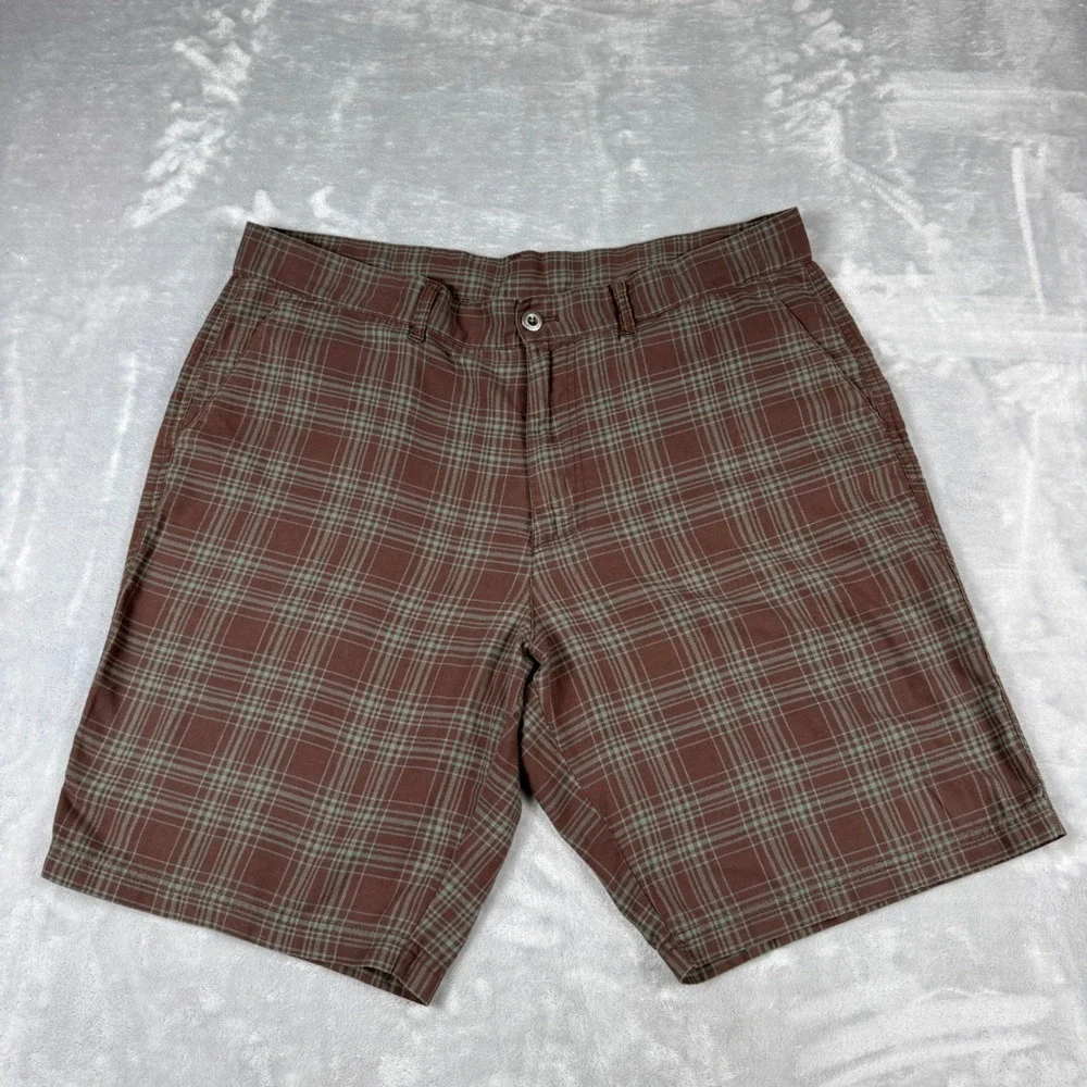 Patagonia Organic Cotton Polyester‎ Plaid Shorts Mens 38 9.5